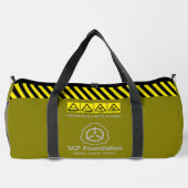 SCP Secure. Enthält. Schutz anomalischer Inhalte Duffle Bag (Rückseite)