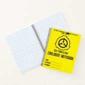 SCP Zoologin Notebook Notizblock (Innenseite)