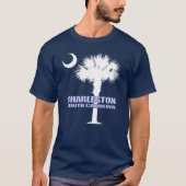 ScPalmetto u. Halbmond (Charleston) T-Shirt (Vorderseite)