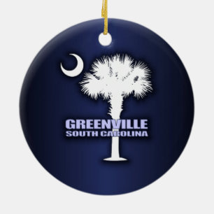 ScPalmetto u. Halbmond (Greenville) Keramikornament