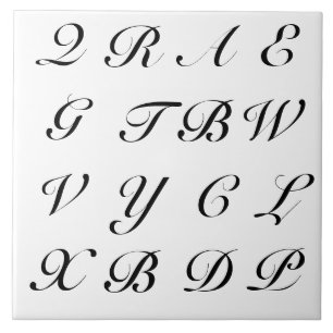 Scrabble-Buchstaben Fliese