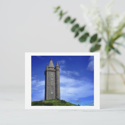 Scrabo Tower Postkarte (Stehend Vorderseite)