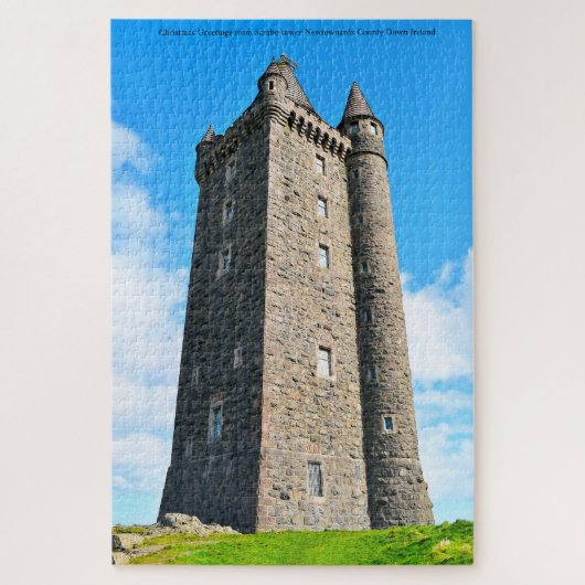 Scrabo Turm Newtownards Landkreis Down Ireland. Ji Puzzle (Vertikal)