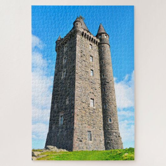 Scrabo Turm Newtownards Landkreis Down Ireland. Puzzle (Vertikal)