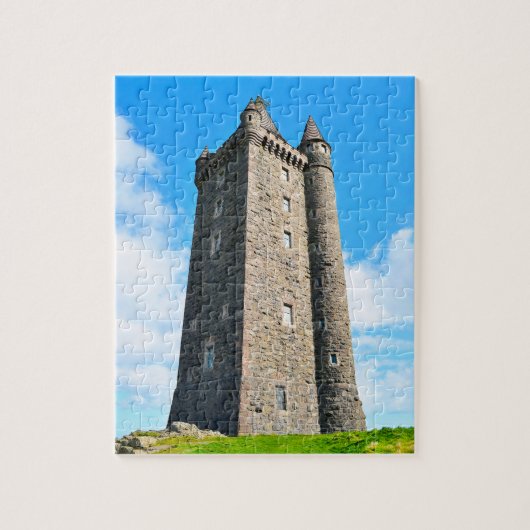 Scrabo Turm Newtownards Landkreis Down Ireland. Puzzle (Vertikal)