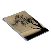 Scraggly Tree Silhouette Notizblock (Rechte Seite)