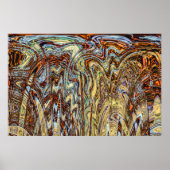 Scramble - Digitaler Abstrakter Expressionismus Poster (Vorne)