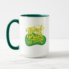 Scramble-Turnier Golf-Vater Dritter Putt bringt de Tasse
