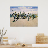 Scramble von William S. Phillips an Phan Rang Poster (Küche)