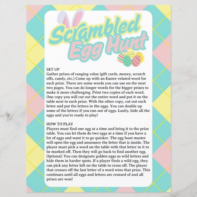 Scrambled Egg Hunt (Vorderseite)