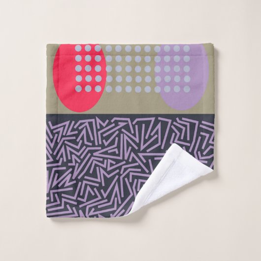 Scrambled Eggs Badhandtuch Set (Waschlappen)