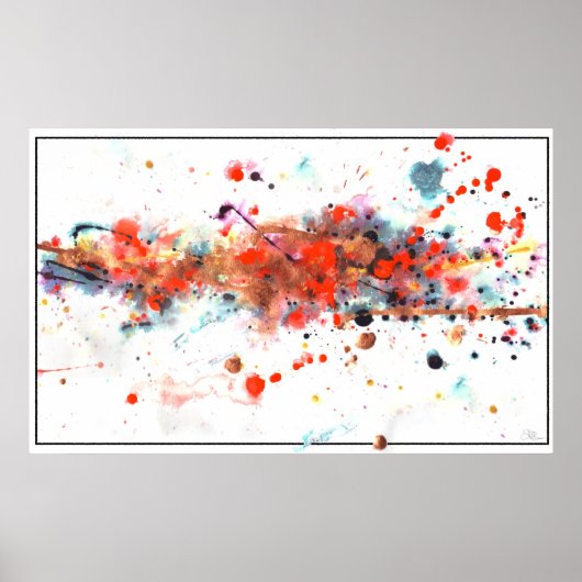 Scrambled Paint Poster (Vorne)