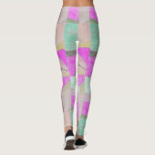 Scrambled Scene Magenta Leggings (Rückseite)