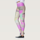 Scrambled Scene Magenta Leggings (Links)