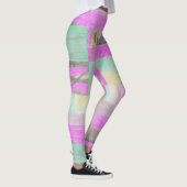 Scrambled Scene Magenta Leggings (Rechts)