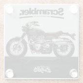 Scrambler Bike Untersetzer | Motorrad-Untersetzer- (Rückseite)