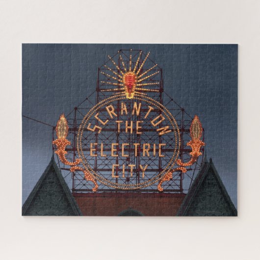 Scranton, die elektrische Stadt Puzzle (Horizontal)