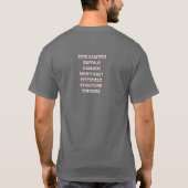 Scranton für die Standorte von Bürozweigen T-Shirt (Rückseite)