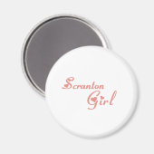 Scranton Girl T-Shirts Magnet (Vorderseite/Rückseite)