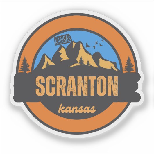 Scranton, Kansas Aufkleber (Vorderseite)