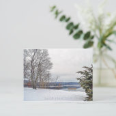 Scranton Lake Postcard Scranton PA-Winter Postkarte (Stehend Vorderseite)