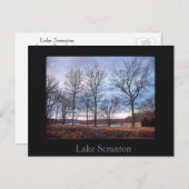 Scranton-Lake Scranton Postkarte (Vorne/Hinten)