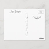 Scranton-Lake Scranton Postkarte (Rückseite)