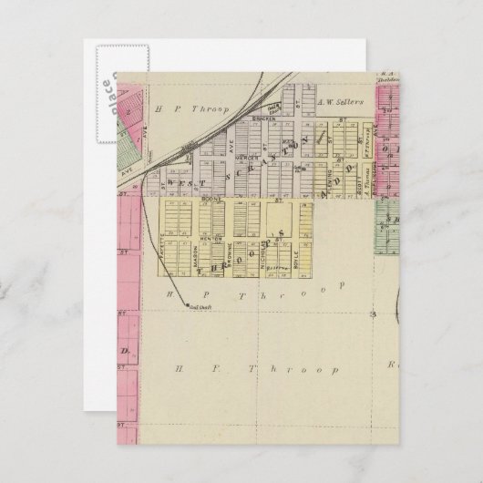 Scranton, Osage Landkreis, Kansas Postkarte (Vorne/Hinten)