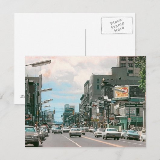 Scranton Pa Ave. Postkarte (Vorne/Hinten)