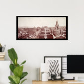 Scranton, PA Downtown Foto 1902 Poster (Heimbüro)