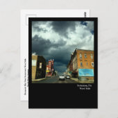 Scranton, PA-Dramatischer Himmel über Westseite Postkarte (Vorne/Hinten)