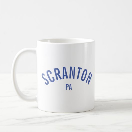 Scranton, PA Kaffeetasse (Links)