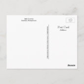 Scranton PA-Lake Scranton Post Card Postkarte (Rückseite)