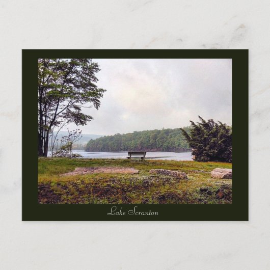 Scranton PA-Lake Scranton Post Card Postkarte (Vorderseite)