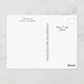 Scranton PA Lake Scranton Post Card Winter Light Postkarte (Rückseite)