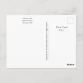 Scranton PA Lake Scranton Post Card Winterlandscha Postkarte (Rückseite)