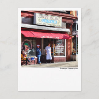 Scranton PA Post Card-Coney Insel Lackawanna Postkarte