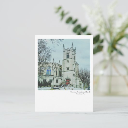 Scranton PA Postcard Covenant Presbyterian Church Postkarte (Stehend Vorderseite)