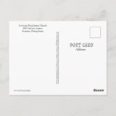 Scranton PA Postcard Covenant Presbyterian Church Postkarte (Rückseite)