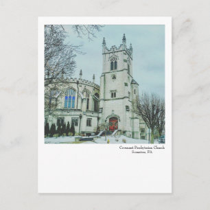 Scranton PA Postcard Covenant Presbyterian Church Postkarte