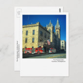 Scranton PA Postcard Fire Headquarters Postkarte (Vorne/Hinten)