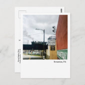 Scranton PA Postcard-Steam Motor über Cedar Ave. Postkarte (Vorne/Hinten)