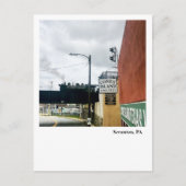 Scranton PA Postcard-Steam Motor über Cedar Ave. Postkarte (Vorderseite)