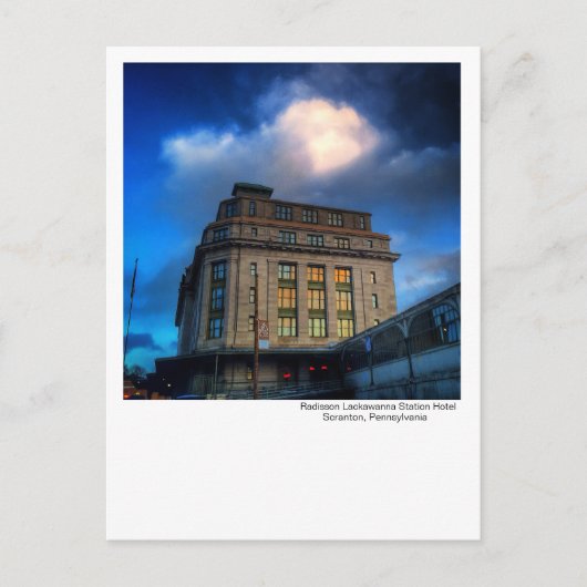 Scranton, PA - Radisson Lackawanna Station Hotel Postkarte (Vorderseite)