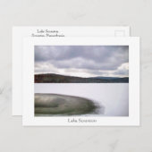 Scranton, PA Scranton Lake Post Card gefroren Postkarte (Vorne/Hinten)