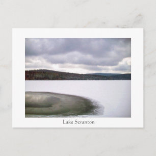 Scranton, PA Scranton Lake Post Card gefroren Postkarte