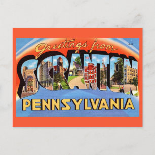 Scranton PA Vintage Grußpostkarte Postkarte