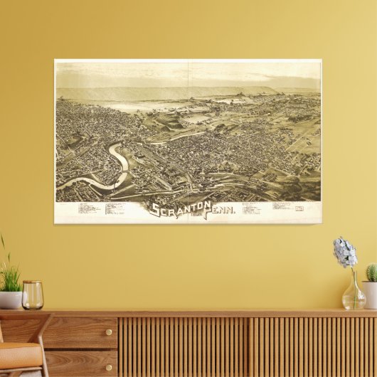 Scranton, Pennsylvania (1890) Leinwanddruck (Insitu (Wohnzimmer))