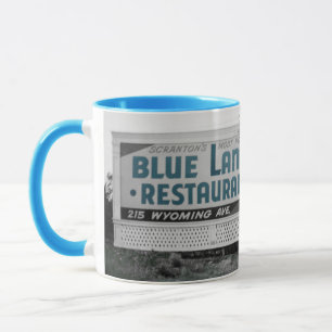 SCRANTON PENNSYLVANIA BLAUE LATERNE RESTAURANT TASSE