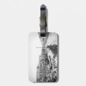 SCRANTON PENNSYLVANIA BLUE LANTERRESTAURANT GEPÄCKANHÄNGER (Rückseite vertikal)